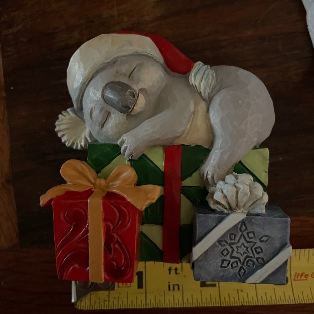 Jim Shore Christmas Koala Mini Figurine